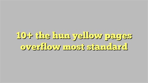 the huns yellow page|Hun Yellow Pages Porn Videos .